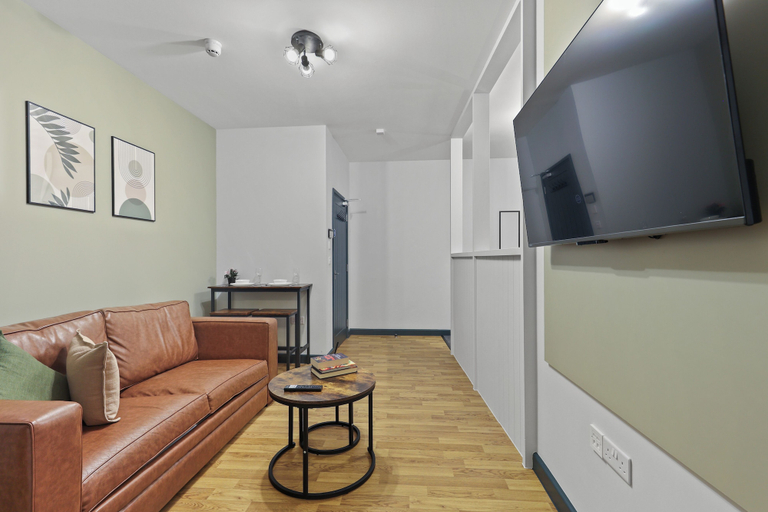 Living area 5, Clayton Apartments, Newcastle upon Tyne
