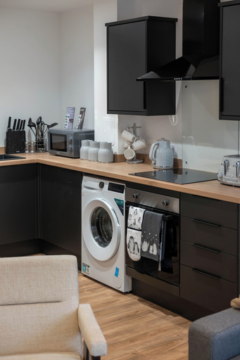 Private kitchen 5, City Point Apartments by Guestz, Aberdeen