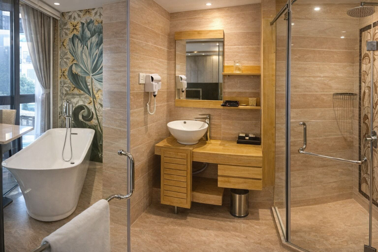 Bathroom 5, Tuong Vi Corner Hotel, District 10