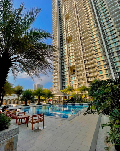 Swimming pool 5, Flair Towers Condo near MRT Bonifacio and Shaw within Greenfields, Mandaluyong