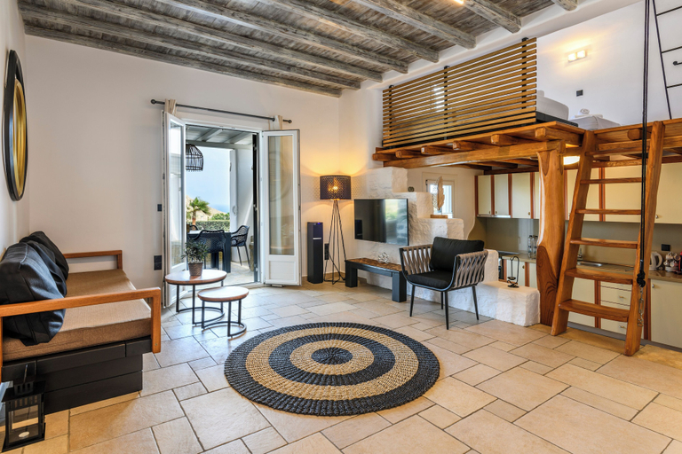 Living area, Aurora Mykonos Villas 2, South Aegean