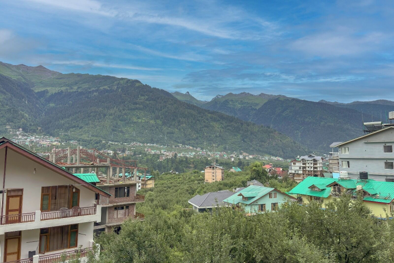 View from room 2, Sky Bird Nest, Kullu