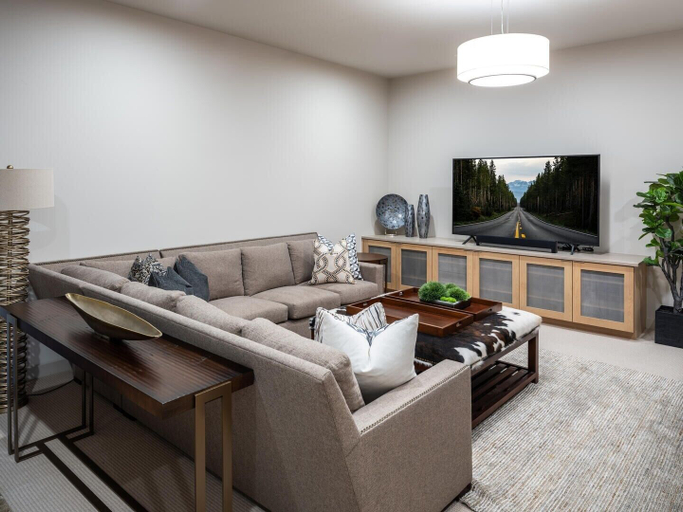 Living area 5, 83b Lodgeside 3 Bedroom Townhouse by Moonlight Basin Lodging, Madison