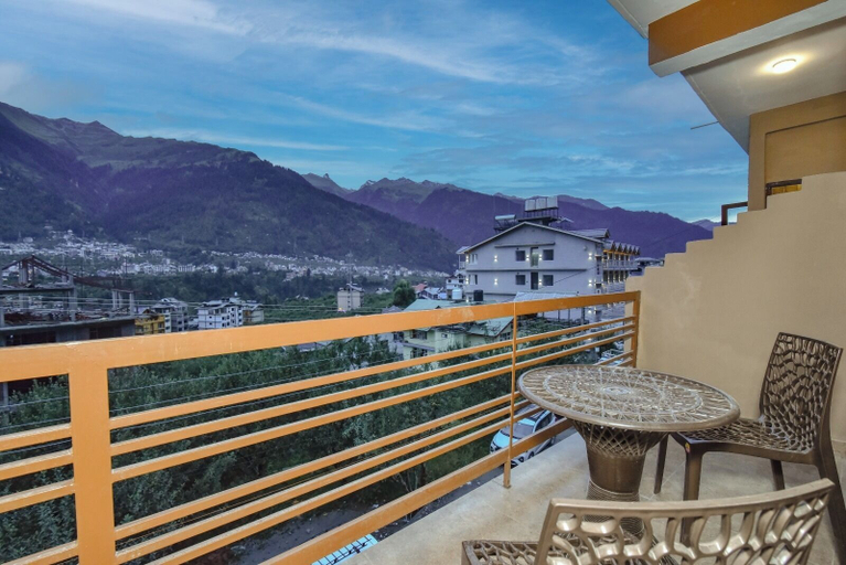 View from room 5, Sky Bird Nest, Kullu