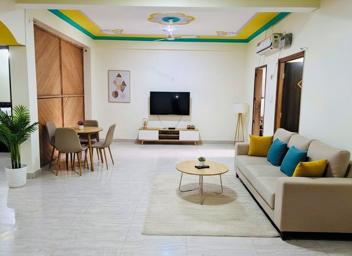 Living area, Shivanya guest house, Varanasi