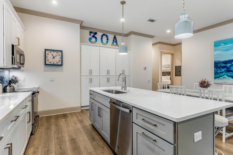 Private kitchen 2, Azure on 30A 1-205- A Wave From it All, Walton