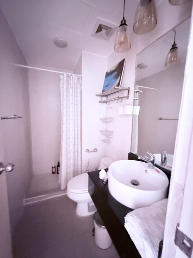 Bathroom, Luxurious Taguig Apartment with Private Pool and Central AC, Taguig