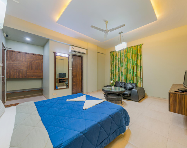 Bedroom 2, Hotel Krishna International Sangli, Sangli