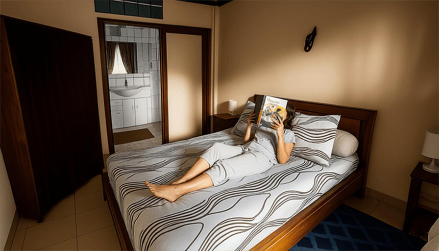 Bedroom 2, Hotel le MIAMIAM GLOUGLOU, Amoron'i mania