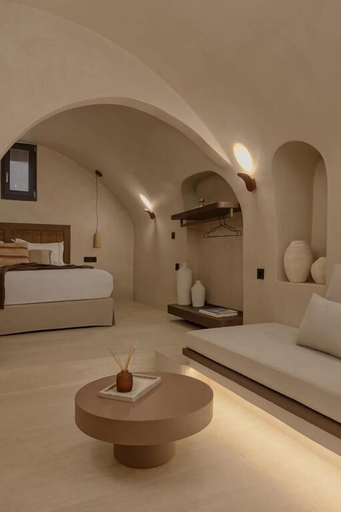 Room 5, Akri Santorini with heated Jacuzzi, South Aegean