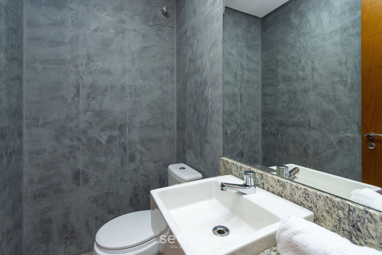 Bathroom 3, Lindos Flats no Setor Bueno TXP02, Goiania