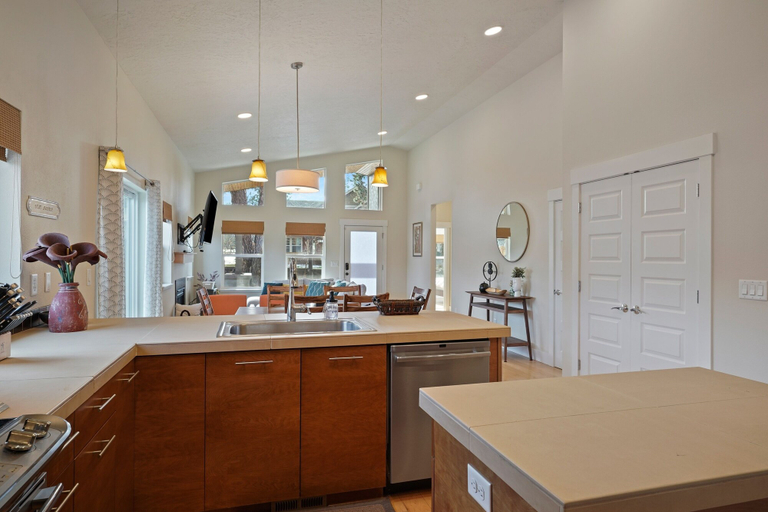 Private kitchen 2, Dwell 30 Days Minimum 3 Bedroom Home by RedAwning, Deschutes