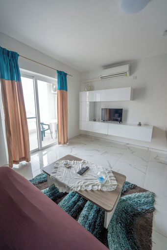 Living area 4, Chic Modern 1BR APT near Salina Bay, Saint Paul's Bay