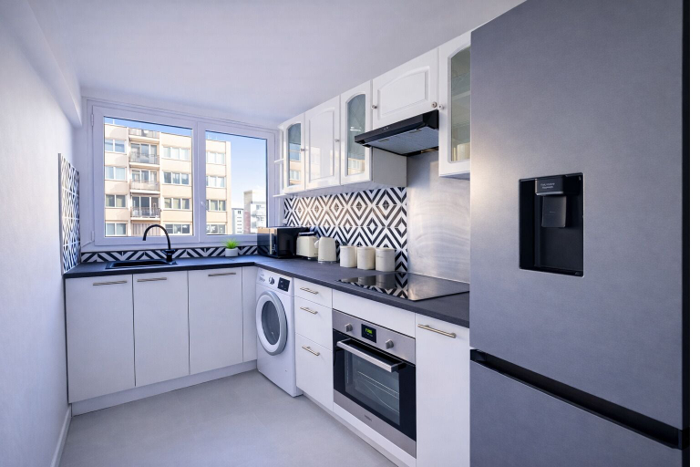 Private kitchen 4, Appartement pres du parc Montsouris, Paris