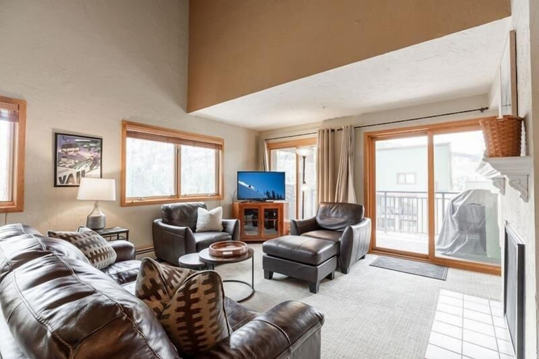 Living area, Condo with Pool & Hot Tubs, Free Shuttle by RedAwning, Eagle