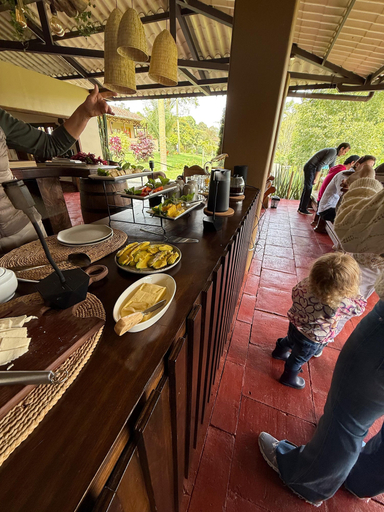 Breakfast buffet, Hotel Mandalay 1941, Santa Rosa de Cabal