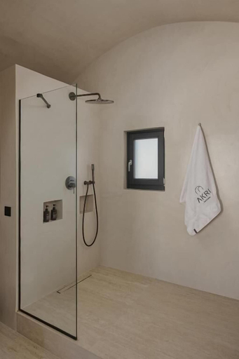 Bathroom 4, Akri Santorini with heated Jacuzzi, South Aegean
