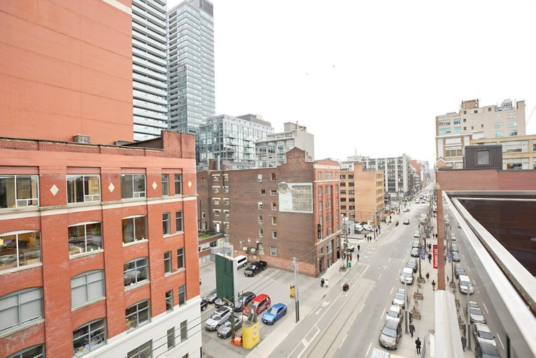 Balcony view, Nester Finn Entertainment District, Toronto
