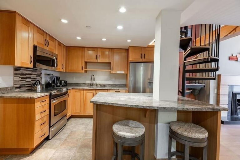 Private kitchen 3, Condo with Hot Tub Free Garage Parking by RedAwning, Eagle