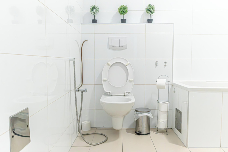 Bathroom 2, 2BR Apt With King Beds Long Stay, Wien