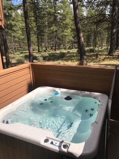 Outdoor spa tub, 7 Cedar Private Cul-de-sac include Hot Tub with Forest View by RedAwning, Deschutes