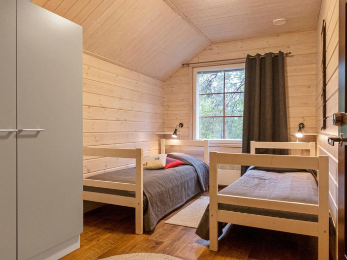 Bedroom 2, Holiday Home Tervakko by Interhome, Lapland