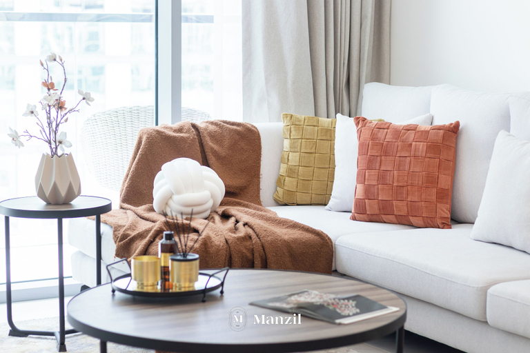 Living area 4, Manzil - Spacious 2BR near Dubai Mall, Dubai