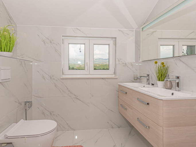 Bathroom 4, Villa Maria With Outdoor Pool, Ružić