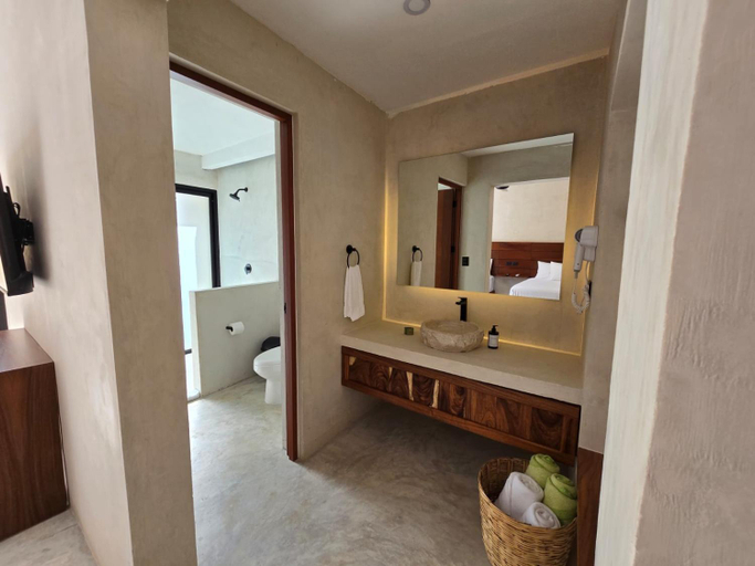 Bathroom 4, Luumbal Hotel Boutique El Cuyo, Tizimín