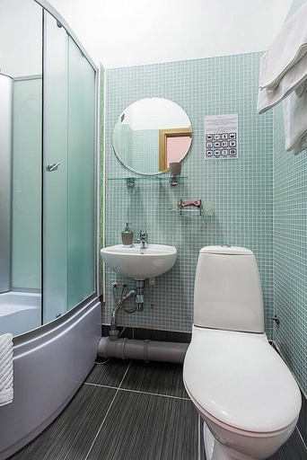 Bathroom 2, Hotel Democrat on Kamennoostrovsky, Sankt-Peterburg gorsovet