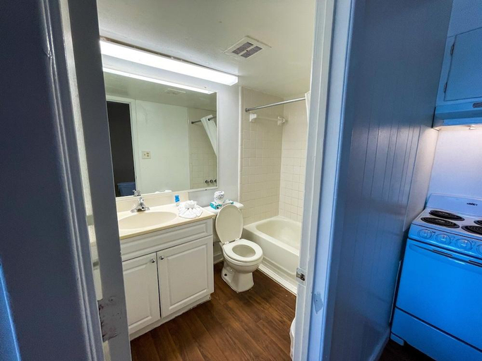 Bathroom 3, Oceanfront Viking Motel, Horry