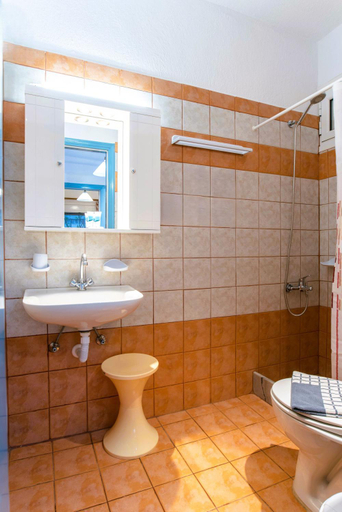 Bathroom 3, Comfort Double or Twin Room or semi-basement, South Aegean