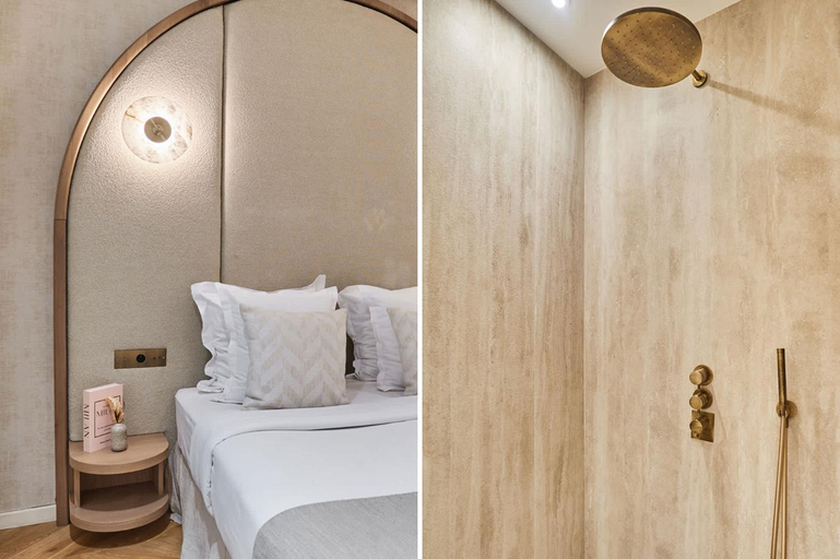 Shower 4, NEW/Suite Air-conditioned Opera/Louvre/ 2 BEDROOMS, Paris