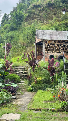 Garden, Mantra Mountain Organic Homestay, Gandaki