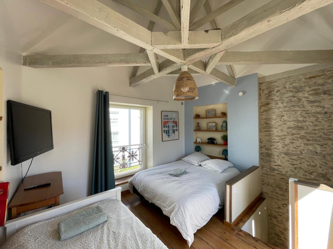 Bedroom 2, Logement entier - La laiterie de la Plume, Loire-Atlantique