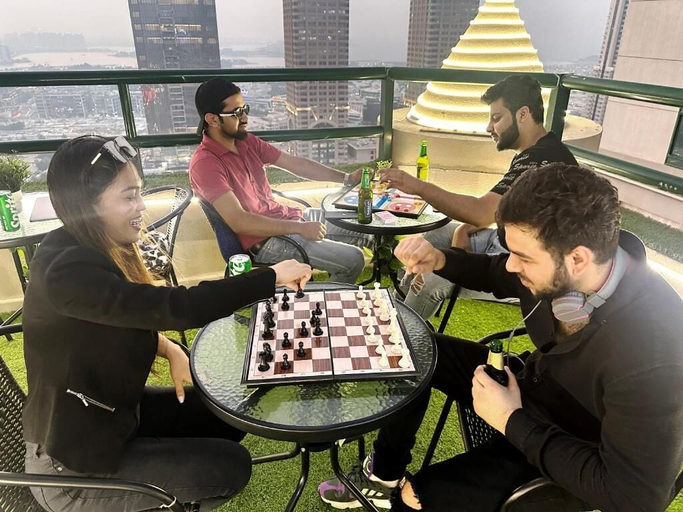 Outdoor dining 2, Explorer Partition Room in Tecom, Dubai