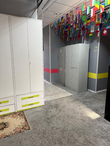 Public areas, Pulse capsule hotel, Almaty
