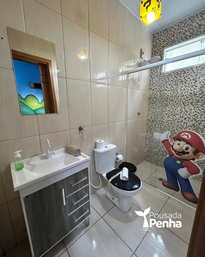 Bathroom 3, Pousada Penha Beto Carrero, Penha