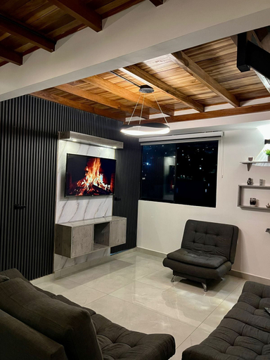 Living area, Apto Domus, Pamplona