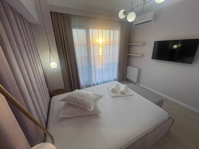 Bedroom 2, SOLID BARRELS LUXURY APARTMENTS, Constanta