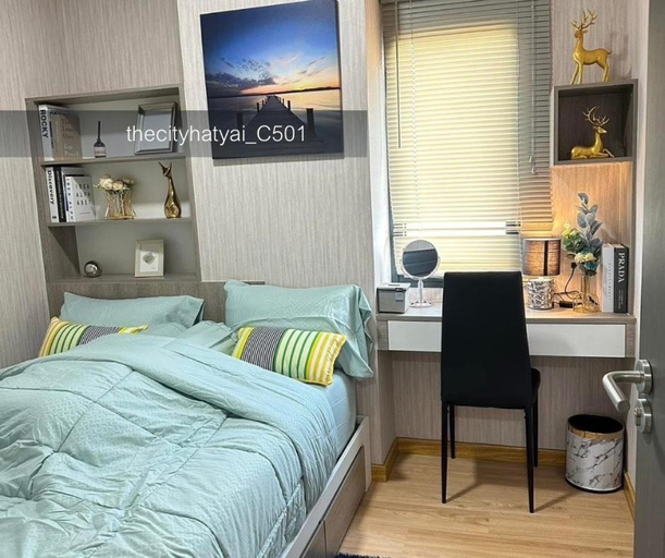 Bedroom 1, The City Hatyai condominium ห้อง C501, Hat Yai