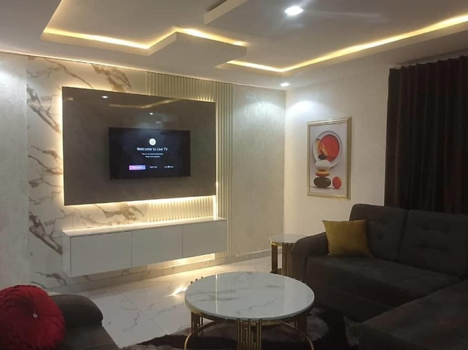 Living area 5, Aquarian 2 Bedrooms Apartment, Oshodi/Isolo