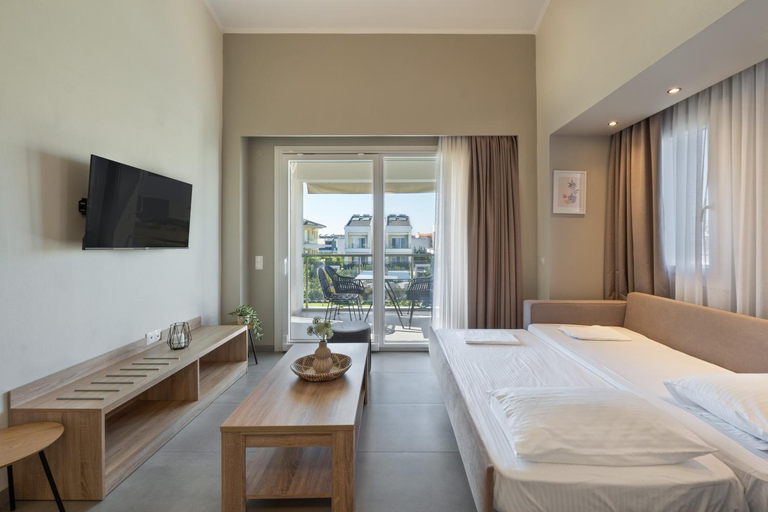 Bedroom 3, Bianco Mare Studios-Apartments, Central Macedonia