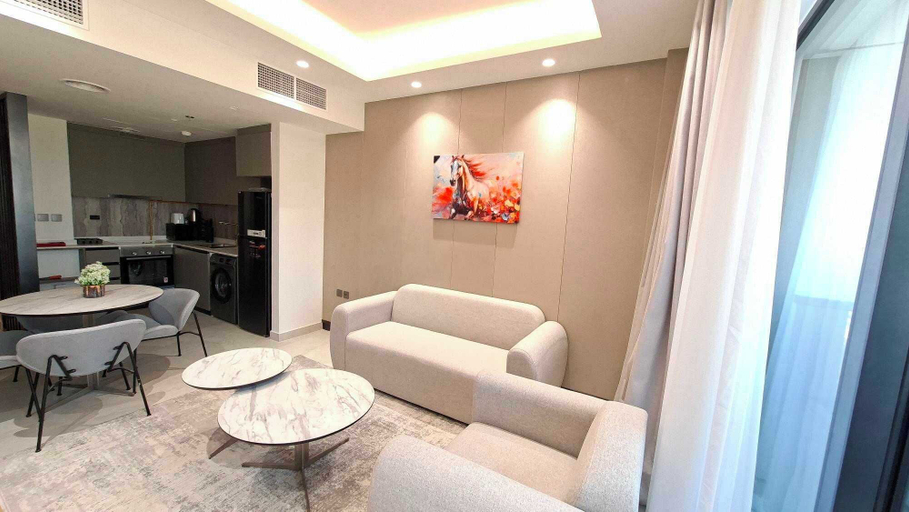 Living area 5, Luxury Living at Cloud Tower JVT with, Dubai