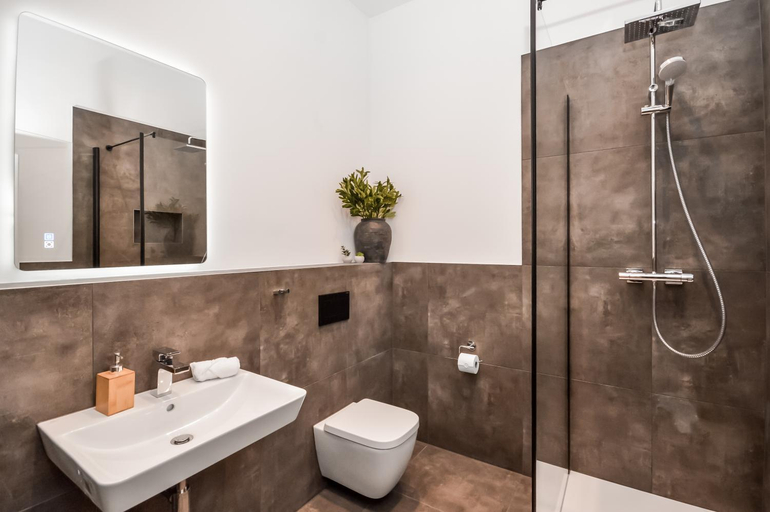 Bathroom 3, NUJU Rentals Apartments & Lofts Ideal fur Gruppen, Bielefeld