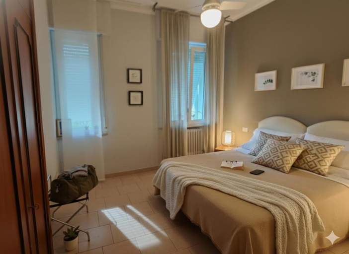 Bedroom 2, Residence Appartamenti Casa Vacanze Abbazia, Pesaro E Urbino