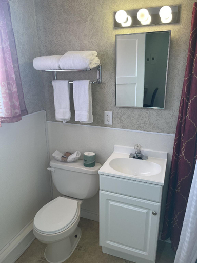 Bathroom 4, Sage N Sand Motel, Grant