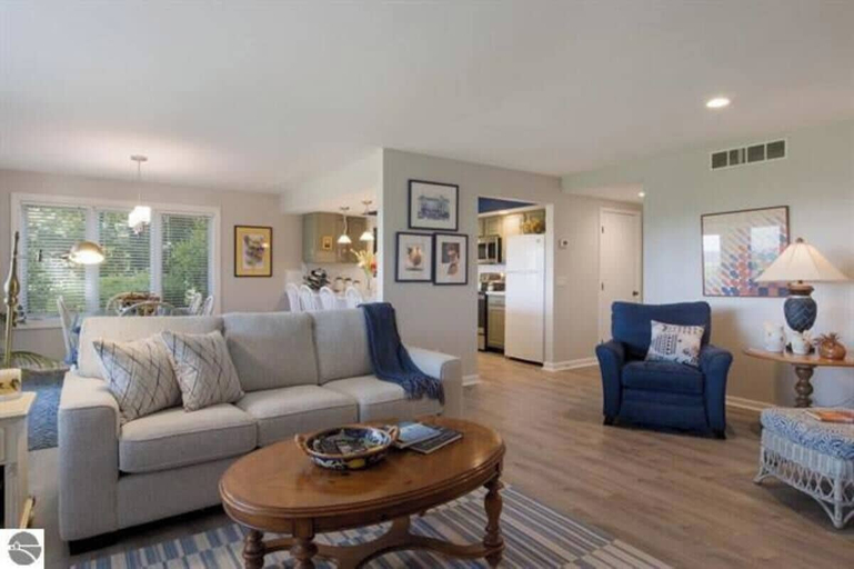 Living area 3, 2BR Escape Torch Lake Views Golf 755, Antrim