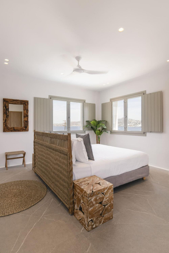 Bedroom 3, Denia Seaside Villas Mykonos, Private heated pool!, South Aegean