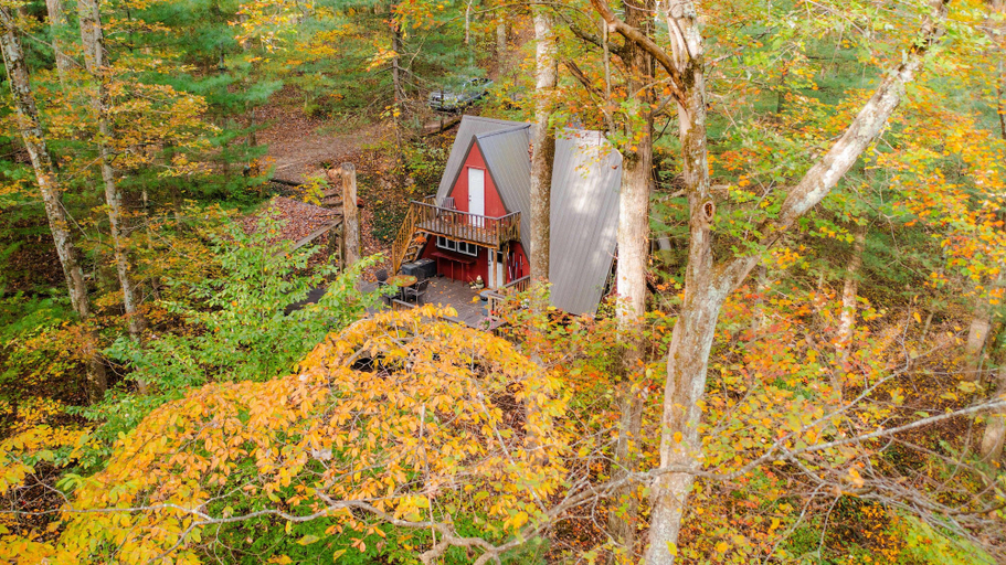 Exterior 5, Waterfront A- Frame With Dock, Canoe + Kayaks, Hocking